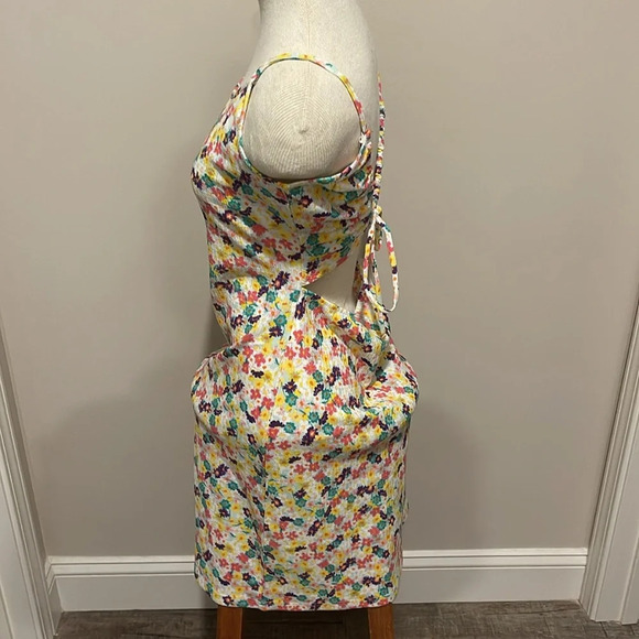 NWOT!! VERO MODA - Ullipam Tank Dress In Brook Green Aop Ulli - Size M - Picture 9 of 12